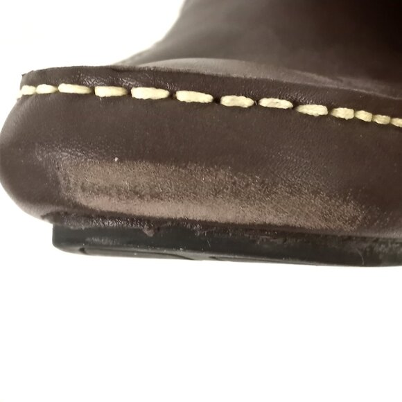 Kenneth Cole Reaction World Hold On Brown Leather Driving Moccasins Loafers - Picture 11 of 11